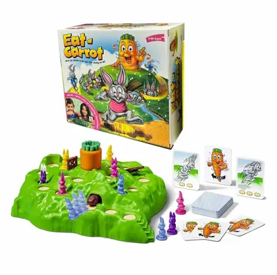 Игра Съешь морковку Забавный кролик 1
