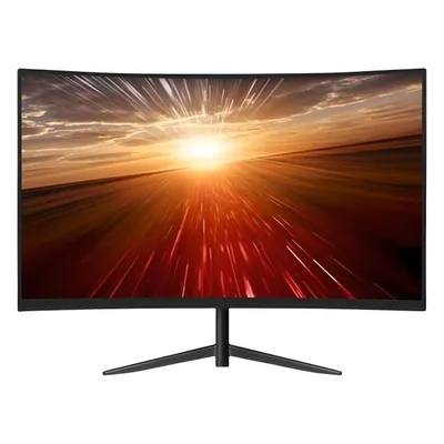 24C5500 monitori, 24 dyuym, egri ekranli, VGA+HDMI+DC, IPS, tekis, 100 Hz, qora