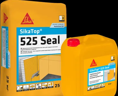 SikaTop 525 Seal MasterSeal 525 это двухкомпонентная гидроизоляция 1