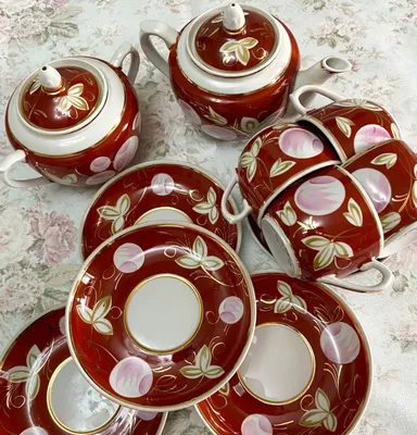 «Sliva» choy servisi, Verbilki, vintage 1
