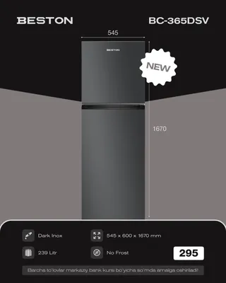 Beston refrigerator BC-365DSV 1