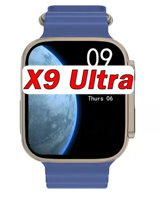 Акция! Супер качество смарт часы/Smart watch X9 ULTRA умные часы Blue 1