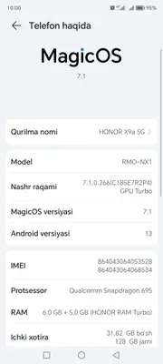 HONOR X9a 128 6g 1