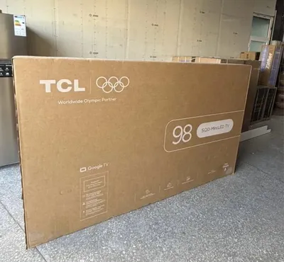 TCL 98 4K Smart TV Google TV televizori, o‘rnatish mavjud, yetkazib berish bepul 1