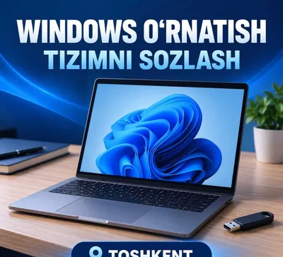 Windows o‘rnatish va kompyuterni tayyorlash