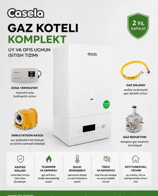 Casela Katyol ikki konturli gaz qozon! Двухконтурный Котел