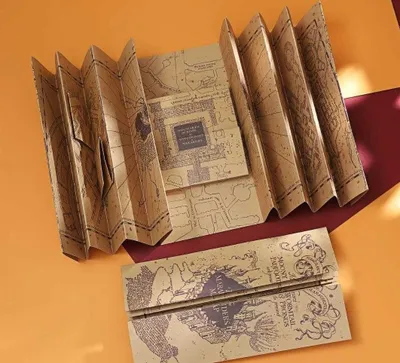 Карта мародеров Harry Potter. 1