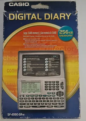 Casio Digital Diary SF-4990-SR-W 1