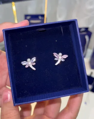 Серёжки от Swarovski 925s 1