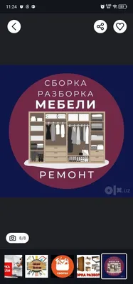 Mebel sochib yeg'ish xizmatlari