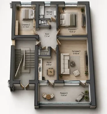 90 m² 3 xonali kvartira sotiladi, Yakkasaroy tumani · ID 6665
