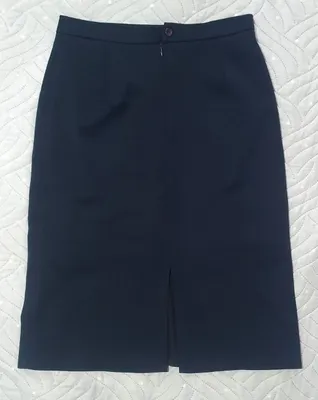 To‘q ko‘k qalam yubka. S-M o‘lcham