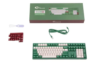 } Akko 3108 V2 DS Matcha Red Bean V2 Orange klaviaturasi 1