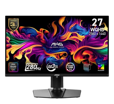 MSI 26.5" Mag 271QP QD-OLED X28 280Hz monitori