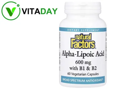 Natural Factors Alpha Lipoic Acid — alfa-lipoik kislota 1