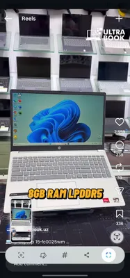 Ноутбук HP 15 FC0025WM, Ryzen 5 7520U, 8 ГБ, 1 ТБ 1