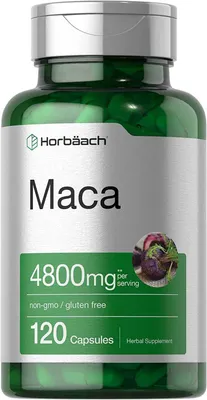 Peru makasi Maca Root Capsules Amerikadan, 120 dona 1