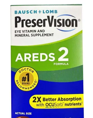 Витамины для Глаз PreserVision AREDS 2 Formula 130 капсул 1