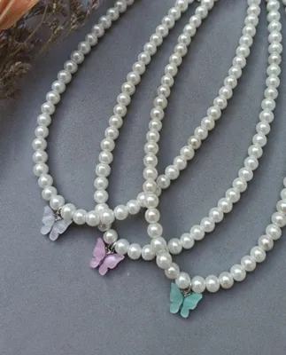 Изящный чокер с бабочкой. 1