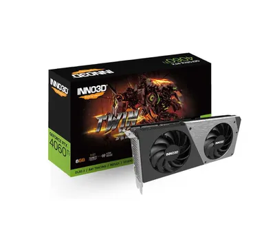 Inno3D RTX4060Ti TWIN X2 OC 8GB GDDR6 videokartasi 1