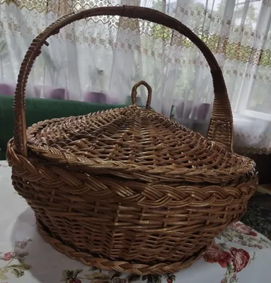 Красивая, большая (55×50) карзина. 1