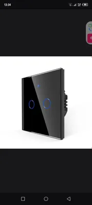 Выключатель двойной сенсорный wi-fi 1