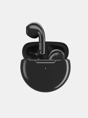 Simsiz TWS PRO 6 quloqchinlari — qora