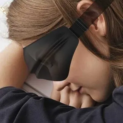 Uyqu uchun Dreamlight 3SV2 Eye Mask niqobi (qora)