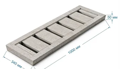 KLK lotok qopqoqlari (yaxlit va teshikli) — temir-beton buyumlar 1