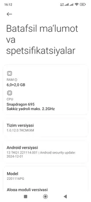 Poco x4 pro 5G. Xotira 6+6/128 1