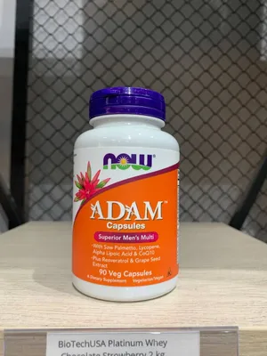 NOW ADAM erkaklar uchun multivitamin, 90 ta vegetarian kapsula