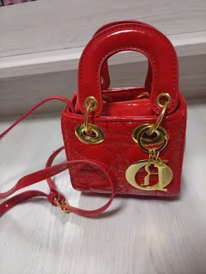Qizil mini sumka Dior. Holati juda yaxshi 1
