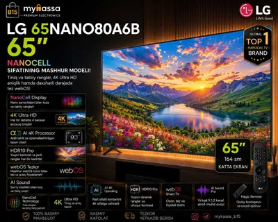 LG 65NANO80A6B / Dastavka / New