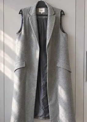 Uzun jaket-kardigan, yangi qora kurtka