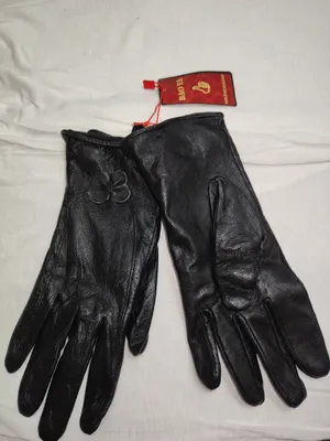 Зимние перчатки кожанные 1