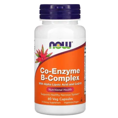 NOW Foods Co Enzyme B Complex B Co-Enzyme B-Complex 60 Veg Caps 1