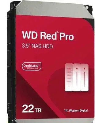 22 TB WD Red Pro qattiq diski