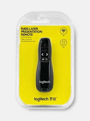 Logitech R400 masofadan boshqarish pulti — prezentator 1