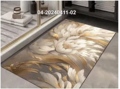 Одинарный коврик, впитывающий воду, размер 160x80 1