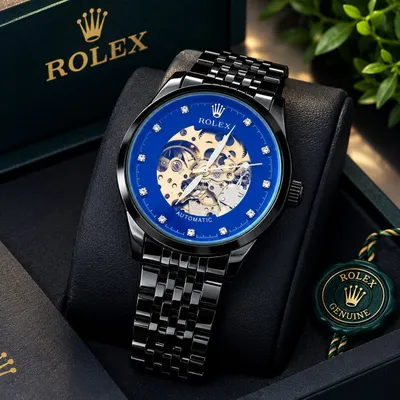 Rolex Automatic Blue Skeleton 1