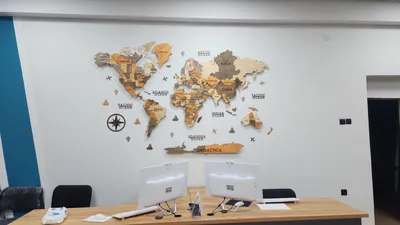 3d dunyo xaritasi, 3d karta, dekor, 3д карта 1