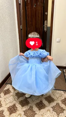 Qizlar uchun bayramona ko‘ylak