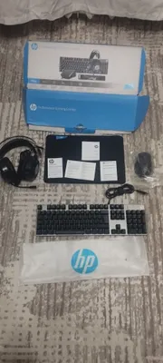 Hp original 4in1 klaviatura mishka naushnik kovrik 1