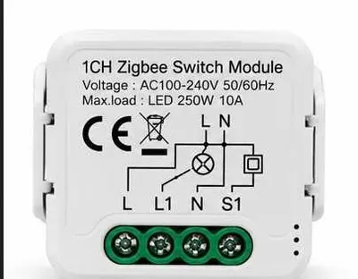 Умное Zigbee-реле 1 канал / 10A / 100–240V / модуль для света 1
