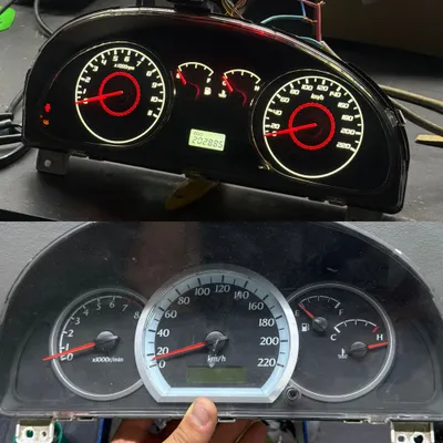 Переделываем старую приборную панель Lacetti в новую 1