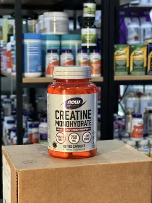 Now Creatine Monohydrate 750 mg 120 капсул 1