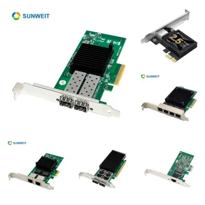 Сетевая карта Realtek Intel Chip PCI-e Lan, SFP+