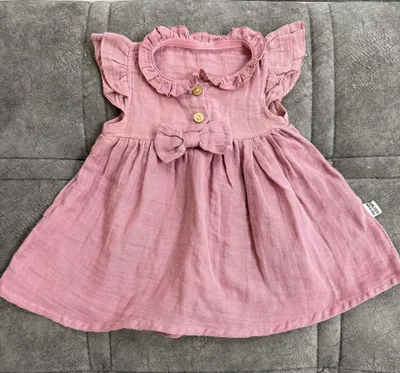 Летнее платье на девочку (размер до 7ми месяцев) 1