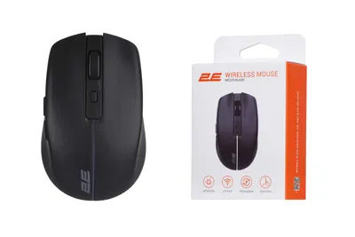 2E MF270 Silent Rechargeable WL Black sichqonchasi 1