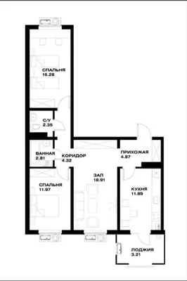 3-комнатная квартира, 76 м², Мирабад